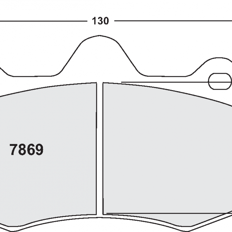Endurance compound with less wear. Race brake pads - Lotus / McLaren / Morgan
Noble / Renault / TVR